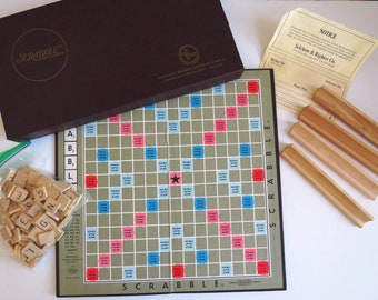 1948 to 1953 Scrabble Board Game by Selchow Righter 100 ...