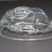1970s Clear Glass Bunny Rabbit Jello Mold by Cascade  Glass image 0