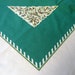 1960s Christmas Tablecloth by Simtex  Green White Holly  image 0