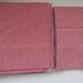 3 Piece QUEEN Sheet Set by JC Penny  Red White Gingham Check image 0