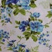 1950s Full Double Floral Bedspread by Delsey Fabrics  Cotton image 2
