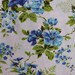 1950s Full Double Floral Bedspread by Delsey Fabrics  Cotton image 2