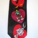 Looney Tunes Valentines Day Necktie  1995 Warner Brothers image 2
