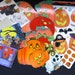 Lot of 12 Halloween Decorations  Pumpkin Skeleton Cut Outs image 0