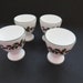 Vintage Christmas Egg Cups by Crown Staffs  Set of 4  image 0