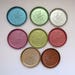 1950s Retro Aluminum Drink Coasters  Set of 8  Ducks Geese image 0
