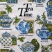 Vintage Teapots Specialty Teas Kitchen Towel  Irish Cabin Tea image 0