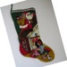 Vintage COMPLETED Bucilla Needlepoint Christmas Stocking  image 0