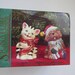 Christmas Cat Dog Salt Pepper Shakers  Ceramic White Kitten image 1