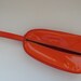 1970s Vintage Shoe Tote by Celebrity  Retro Orange Vinyl  image 0