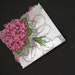 Vintage Pink VIOLETS Handkerchief  Bridal Bouquet of Flowers image 0