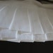 TWIN Dust Ruffle by Peacock Alley  Classic White Pleated Bed image 0
