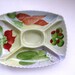 Hand Painted Relish Condiment Dish  Small Serving Plate  image 0