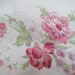 Ralph Lauren Twin Fitted Sheet  Pink Floral Swag Wreath  image 0