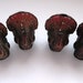 1950s Small GURLEY Turkey Candles  Four Thanksgiving Candles image 0