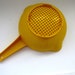 1970s Tupperware Colander  Bright Yellow Footed Strainer  image 0