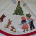 1950s Hand Made Christmas Tree Skirt  Hansel Gretel in the image 0