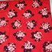 1970s Square Scarf by Glentex  White Cherry Blossoms Bright image 0