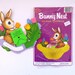 1979 Beistle Easter Table Decoration  Bunny Nest Honeycomb image 0