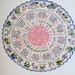 1950s Vintage Astrology Zodiac Handkerchief  Flowers image 0