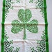 Shamrocks Dish Towel by Fingal  St Patricks Day Tea Towel  image 0