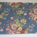 Window Valance  Waverly Garden Room  Blue Pink White Floral image 0