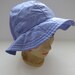 1980s Rain Hat with Pouch  Lavender Nylon  Retro Mod Chic image 0