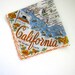 California State Handkerchief  California Map Souvenir Hankie image 0