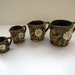 1960s Retro Ceramic Measuring Cups Set  Set of 4  White image 0