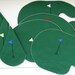 Golf Placemats and Napkins Set by John Matouk  Set of 8  New image 0