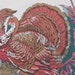 Oval Thanksgiving Turkey Tablecloth  Turkeys Roosters Geese image 0