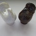 Thanksgiving Salt and Pepper Shakers  Brown and White Turkeys image 1