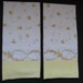 1950s Vintage Feed Flour Sack Pillowcases  Set of 2  Yellow image 0