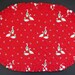 Quilted Christmas Placemats  Set of 4  Christmas Goose  image 0