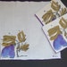 1960s VERA Neumann Napkins  Set of 3  Purple Blue Gold image 0