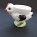 Vintage Baby Chick Chicken Egg Cup  White Chicken  Easter image 0