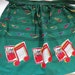 1960s Christmas Holiday Apron  Musical Instruments  Carolers image 0