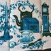 Vintage Parisian Prints TEA TIME Linen Tea Dish Kitchen Towel image 0