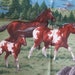 3 Yards Western Theme Fabric  VIP Cranston  Wild Horses on image 2
