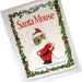 Vintage Santa Mouse Hardcover Christmas Book by Michael Brown image 0