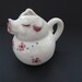 Vintage PIG Creamer  Pink Floral Floppy Eared Piggy  Small image 0