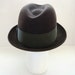 1960s Mens Fedora Hat by Resistol  Dark Brown Self Conforming image 2