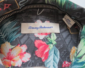 LAS VEGAS Casino Silk Hawaiian Aloha Shirt by Tommy Bahama - Etsy