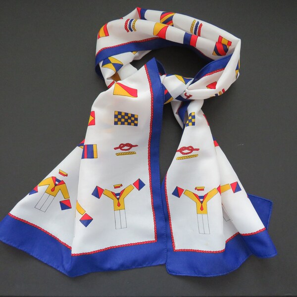 Nauticagram Scarf - Coral