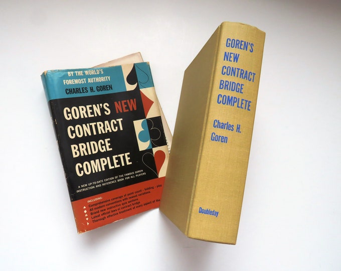 1957 Gorens New Contract Bridge Complete Book by Charles Goren Bridge