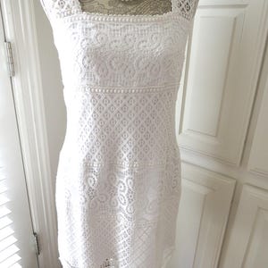 laundry white lace dress Lyon Lace Dress in White Lace RESA