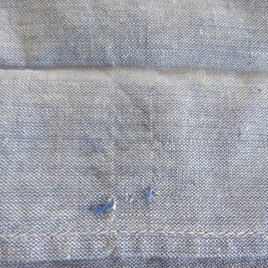 Ralph Lauren Twin Dust Ruffle Light Blue Chambray Bedskirt Vintage ...