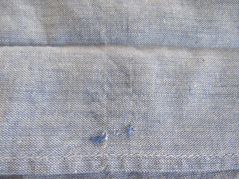 Ralph Lauren Twin Dust Ruffle Light Blue Chambray Bedskirt Etsy