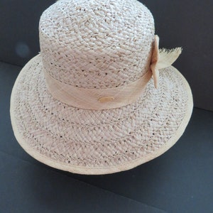 Visière En Paille Liz Claiborne Beige - Taille Unique, D'occasion Pour Femme
