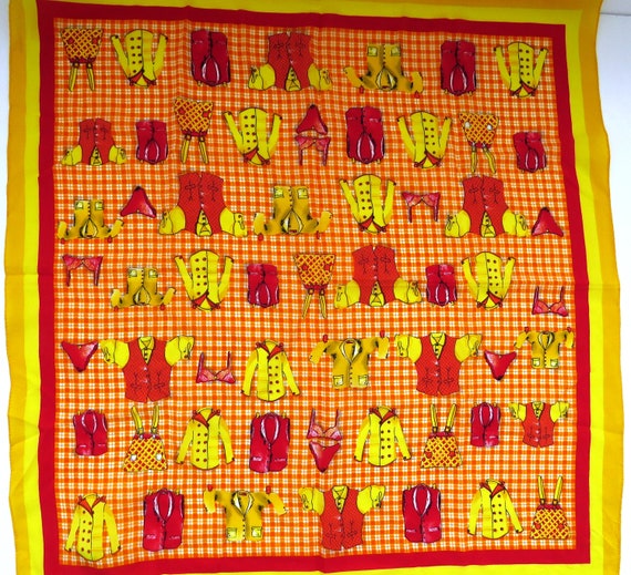 Novelty Womens Clothing Silk Scarf by Accessory St